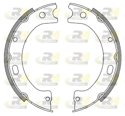 4243.00 ROADHOUSE Комплект тормозных колодок, стояночная тормозная система (фото 1)