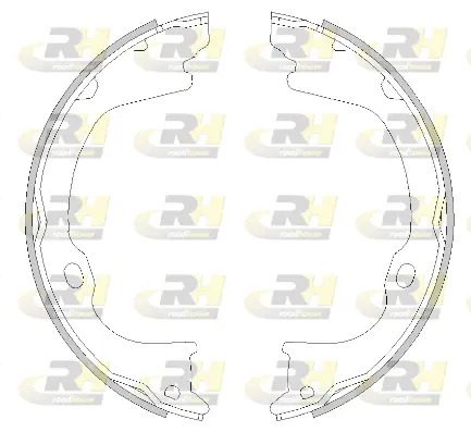 4282.01 ROADHOUSE Комплект тормозных колодок, стояночная тормозная система (фото 1)