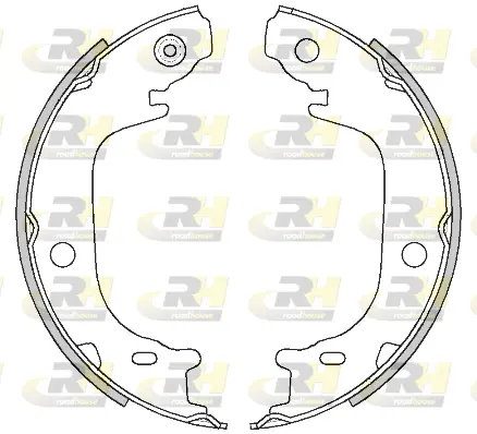 4516.00 ROADHOUSE Комплект тормозных колодок, стояночная тормозная система (фото 1)