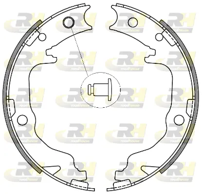 4641.00 ROADHOUSE Комплект тормозных колодок, стояночная тормозная система (фото 1)