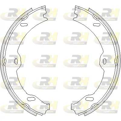 4708.00 ROADHOUSE Комплект тормозных колодок, стояночная тормозная система (фото 1)