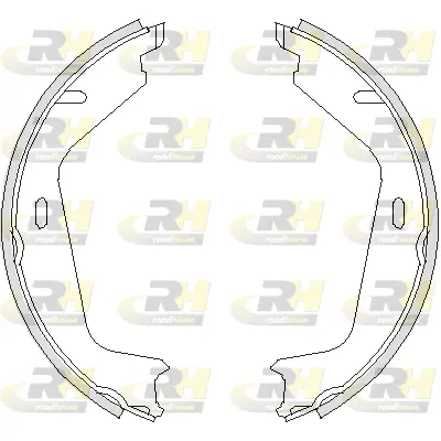 4726.00 ROADHOUSE Комплект тормозных колодок, стояночная тормозная система (фото 1)