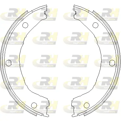 4730.00 ROADHOUSE Комплект тормозных колодок, стояночная тормозная система (фото 1)