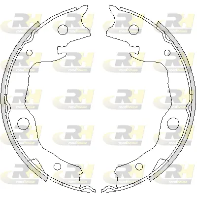 4752.00 ROADHOUSE Комплект тормозных колодок, стояночная тормозная система (фото 1)