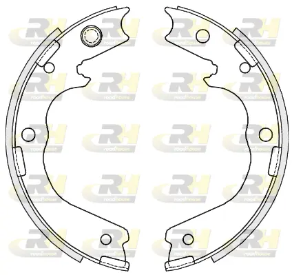 4756.00 ROADHOUSE Комплект тормозных колодок, стояночная тормозная система (фото 1)