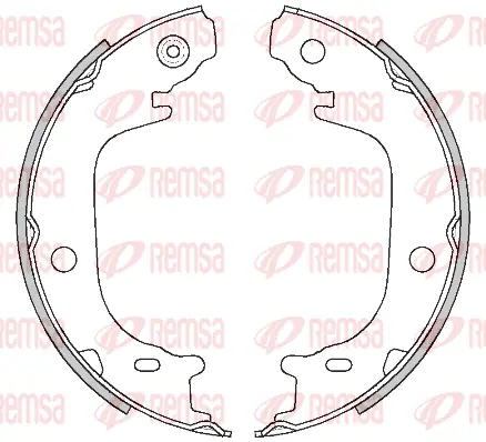 4516.00 REMSA Комплект тормозных колодок, стояночная тормозная система (фото 1)