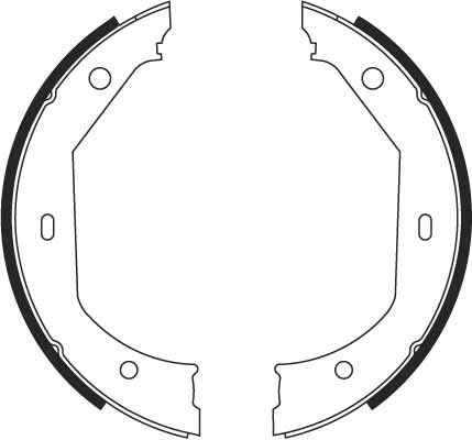 GS8656 TRW Комплект тормозных колодок, стояночная тормозная система (фото 2)