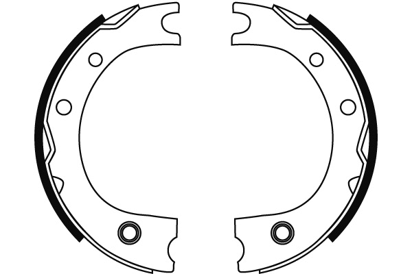 GS8716 TRW Комплект тормозных колодок, стояночная тормозная система (фото 2)