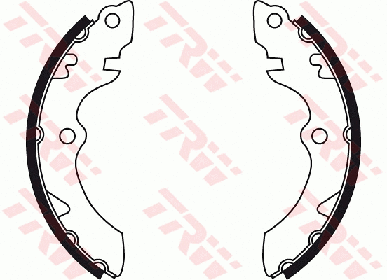 GS8735 TRW Комплект тормозных колодок, стояночная тормозная система (фото 3)