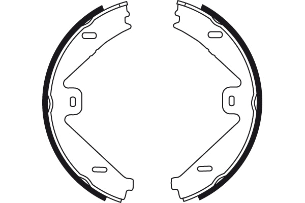 GS8755 TRW Комплект тормозных колодок, стояночная тормозная система (фото 2)