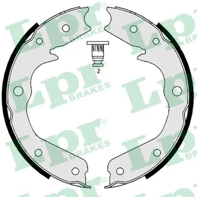 08970 LPR/AP/RAL Комплект тормозных колодок, стояночная тормозная система (фото 1)