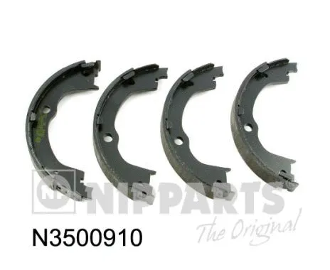 N3500910 NIPPARTS Комплект тормозных колодок, стояночная тормозная система (фото 1)