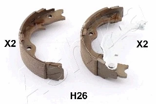 55-0H-H26 ASHIKA Комплект тормозных колодок, стояночная тормозная система (фото 1)