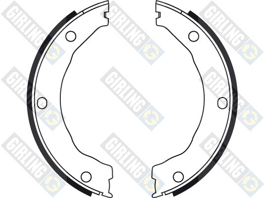 5187269 GIRLING Комплект тормозных колодок, стояночная тормозная система (фото 2)