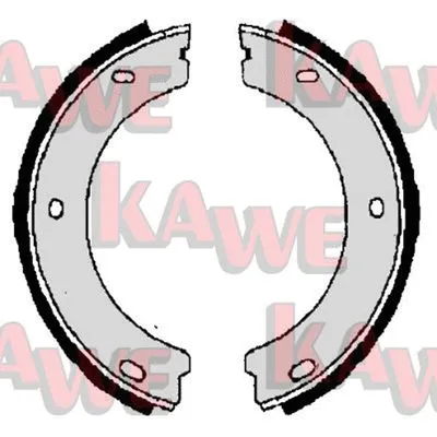 06400 KAWE Комплект тормозных колодок, стояночная тормозная система (фото 1)