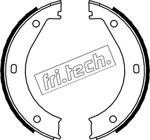 1019.023 FRI.TECH. Комплект тормозных колодок, стояночная тормозная система (фото 1)