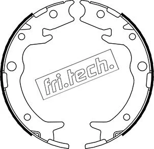 1044.023 FRI.TECH. Комплект тормозных колодок, стояночная тормозная система (фото 1)