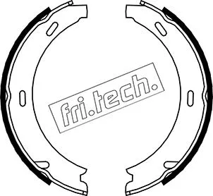 1052.117 FRI.TECH. Комплект тормозных колодок, стояночная тормозная система (фото 1)