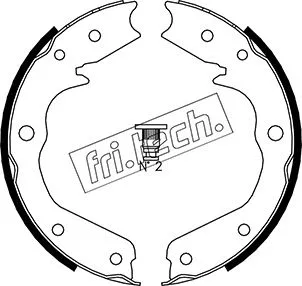 1073.173 FRI.TECH. Комплект тормозных колодок, стояночная тормозная система (фото 1)