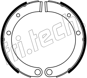 1253.672 FRI.TECH. Комплект тормозных колодок, стояночная тормозная система (фото 1)