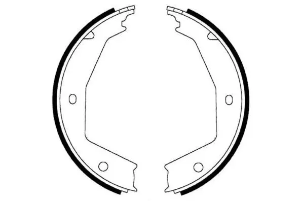 09-0632 E.T.F. Комплект тормозных колодок, стояночная тормозная система (фото 1)