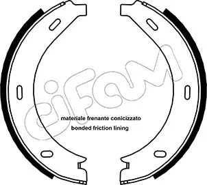 153-236 CIFAM Комплект тормозных колодок, стояночная тормозная система (фото 1)