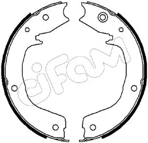 153-267 CIFAM Комплект тормозных колодок, стояночная тормозная система (фото 1)