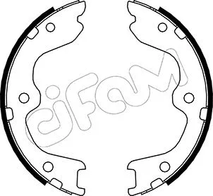 153-294 CIFAM Комплект тормозных колодок, стояночная тормозная система (фото 1)