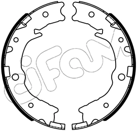 153-728 CIFAM Комплект тормозных колодок, стояночная тормозная система (фото 1)