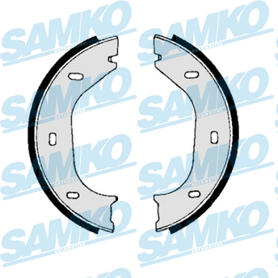 80010 SAMKO Комплект тормозных колодок, стояночная тормозная система (фото 1)