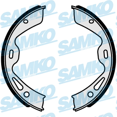 81042 SAMKO Комплект тормозных колодок, стояночная тормозная система (фото 1)