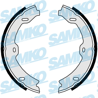 81068 SAMKO Комплект тормозных колодок, стояночная тормозная система (фото 1)