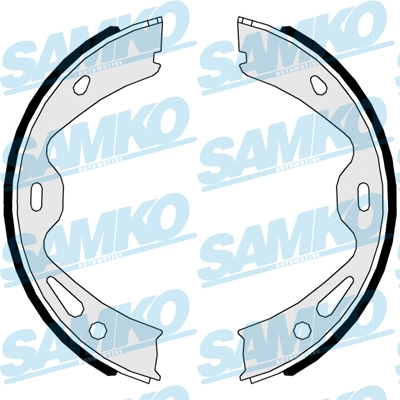 81119 SAMKO Комплект тормозных колодок, стояночная тормозная система (фото 1)