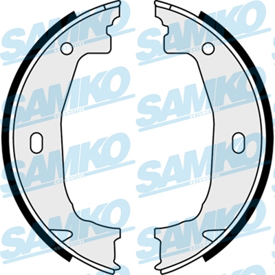 88100 SAMKO Комплект тормозных колодок, стояночная тормозная система (фото 1)