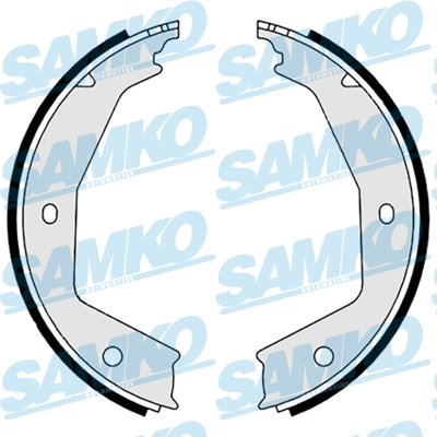 89060 SAMKO Комплект тормозных колодок, стояночная тормозная система (фото 1)