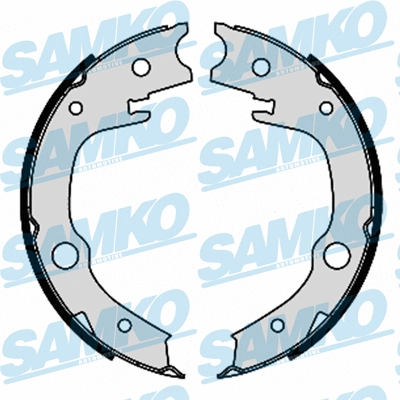 89340 SAMKO Комплект тормозных колодок, стояночная тормозная система (фото 1)