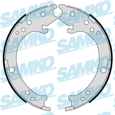 89410 SAMKO Комплект тормозных колодок, стояночная тормозная система (фото 1)