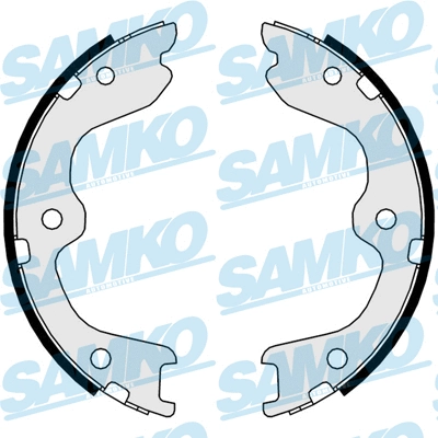 89740 SAMKO Комплект тормозных колодок, стояночная тормозная система (фото 1)