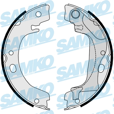 89760 SAMKO Комплект тормозных колодок, стояночная тормозная система (фото 1)