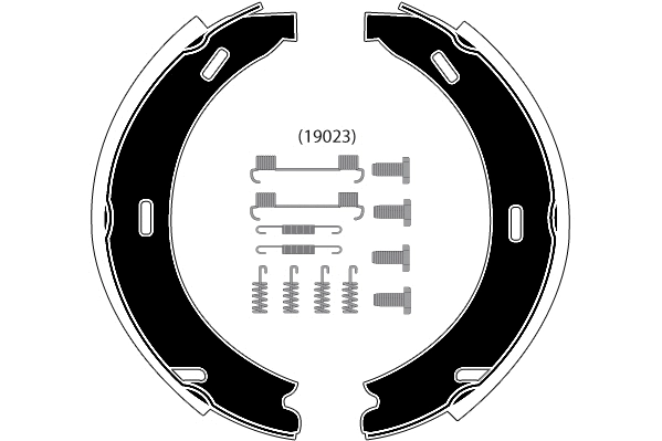 RA26871 RAICAM Комплект тормозных колодок, стояночная тормозная система (фото 1)