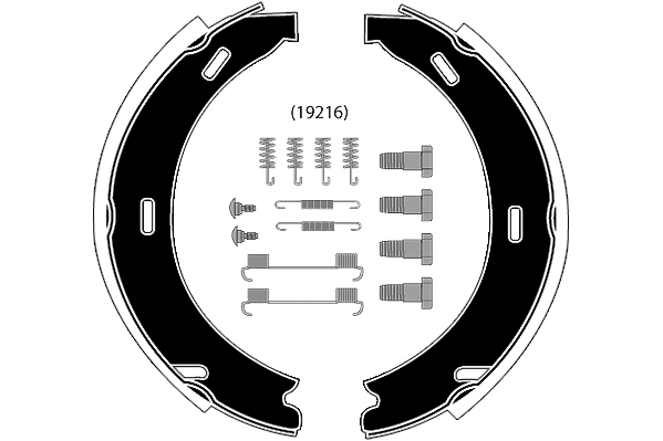 RA26872 RAICAM Комплект тормозных колодок, стояночная тормозная система (фото 1)