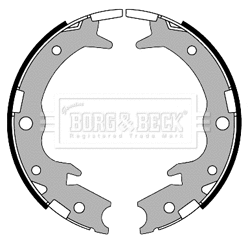 BBS6321 BORG & BECK Комплект тормозных колодок, стояночная тормозная система (фото 1)