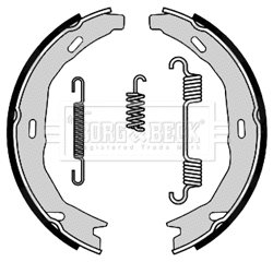 BBS6408 BORG & BECK Комплект тормозных колодок, стояночная тормозная система (фото 1)