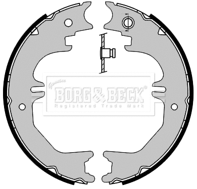 BBS6461 BORG & BECK Комплект тормозных колодок, стояночная тормозная система (фото 1)