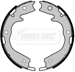 BBS6468 BORG & BECK Комплект тормозных колодок, стояночная тормозная система (фото 1)