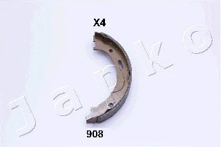 55908 JAPKO Комплект тормозных колодок, стояночная тормозная система (фото 1)
