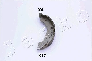 55K17 JAPKO Комплект тормозных колодок, стояночная тормозная система (фото 1)