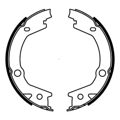 C00527ABE ABE Комплект тормозных колодок, стояночная тормозная система (фото 1)