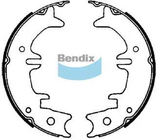 BS1751 BENDIX Комплект тормозных колодок, стояночная тормозная система (фото 1)