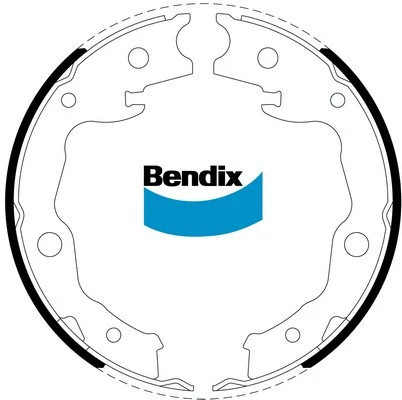 BS5257 BENDIX Комплект тормозных колодок, стояночная тормозная система (фото 1)